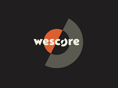 Wescore Recruitment Specialists Logo – Secondary branding design flat icon identity illustrator logo minimal recruitment type typography vector