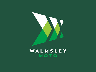 Walmsley Moto Logo branding design flat icon identity illustrator lettering logo minimal monogram motorcycles retail type typography vector