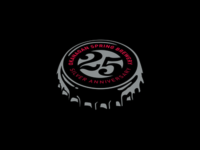 Okanagan Spring Brewery 25th Anniversary Logo – Version 1