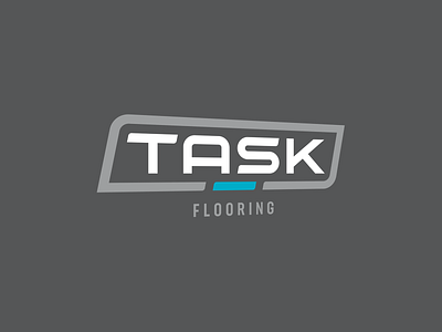TASK Flooring Logo branding design flat flooring icon identity illustrator logo minimal trades type typography vector