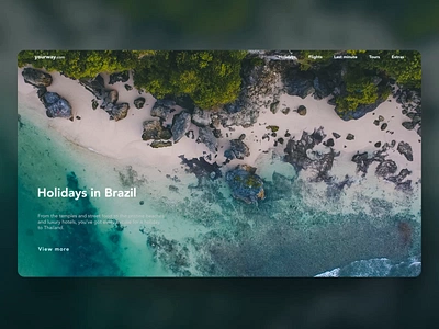 Yourway - Travel agency 2019 animation app book booking design holidays interaction design island minimal ocean platform product design scroll smooth travel agency ui user interface ux website