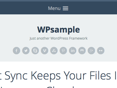Tablet View: Themelion WordPress theme framework framework responsive wordpress wp