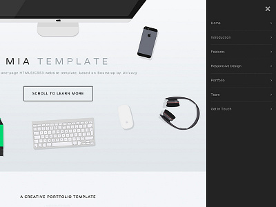 MIA Template Teaser agency bootstrap css html portfolio web design webdesign