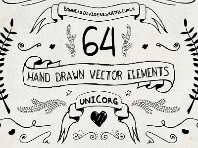 Handdrawn Vector Elements Pt1 Preview1