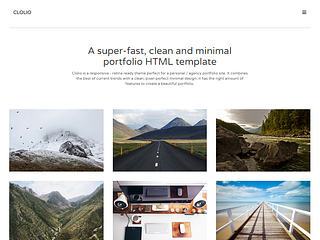 Clolio - Portfolio HTML Theme by Christos Chiotis on Dribbble