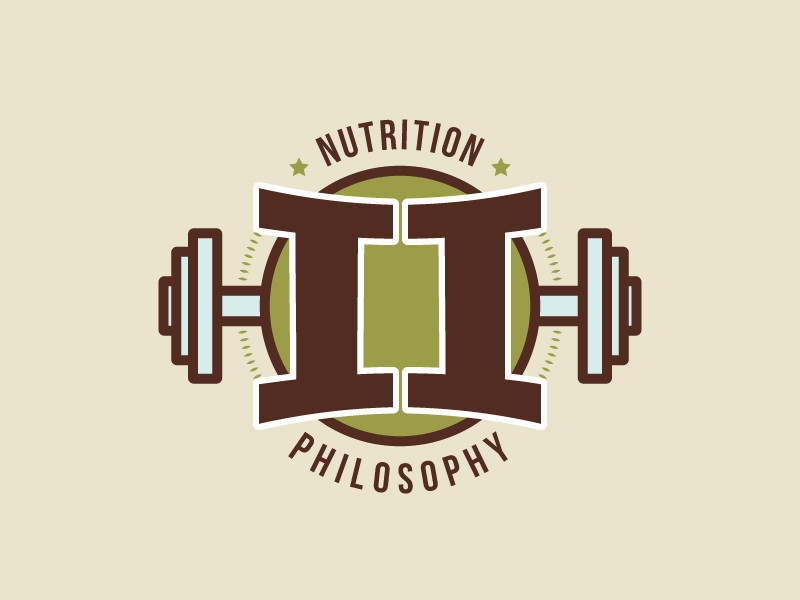II Logo nutrition crossfit logo logotype branding