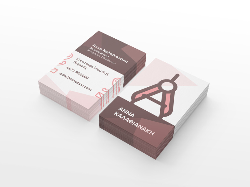 Business Card Design Proposal by Christos Chiotis on Dribbble