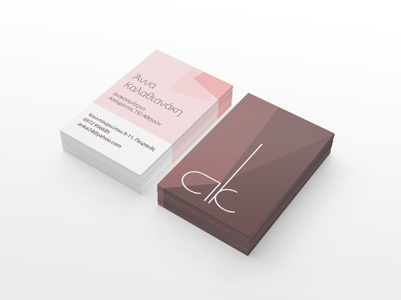 Business Card Design Proposal by Christos Chiotis on Dribbble