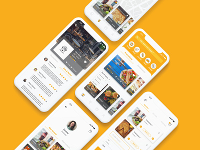 Food delivery app UI