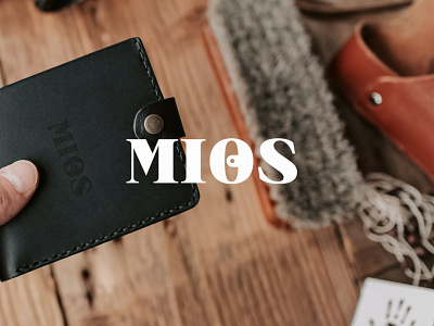 Mios branding logo design logotype serif typogaphy