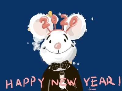 Happy New Year illustration procreate procreateapp