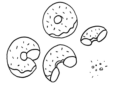 Doughnuts illustration