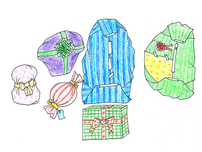 Wrapped Gifts illustration