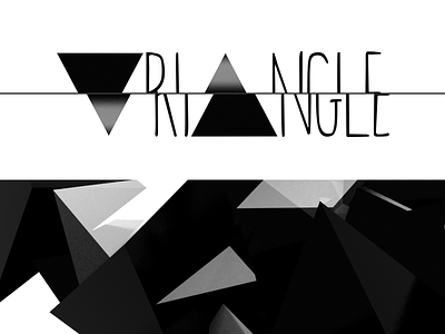 Triangle 3d alejandro compo design landero leaflet minimal particles photoshop sevilla seville vfx
