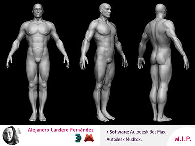 3D Character Modeler - Human 3d autodesk character cinema games human max modeler mudbox trailer videogame videogames