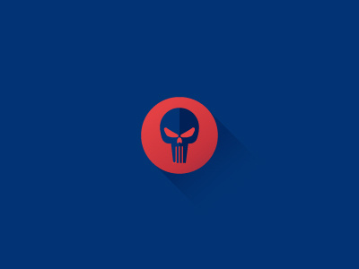 Punisher flat icon punisher