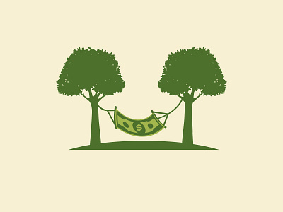 Happy Retirement Logo branding dollar graphic design illustration investment logo logodesign nature oldage retirement sale unused