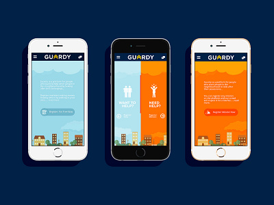 Guardy App design Concept