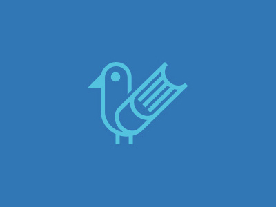 Book +Bird bird book logo sale tweet unused