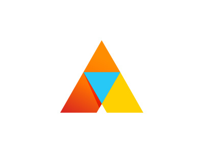 A Mark a arrow colors dribbble investment logo transparency