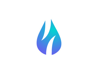 H + Flame + Oil energy fire flame h logo oil petrol