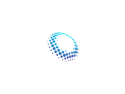 Tech Logo global gradient logo space tech