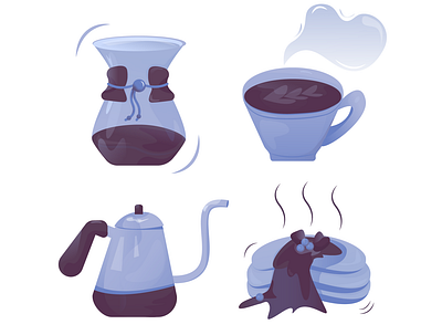 Coffee adobe illustrator coffee design design art flat icon illustration vector