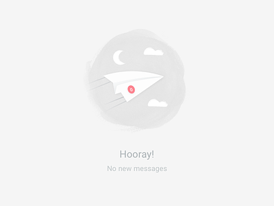 Ooops! No messages! - Empty state