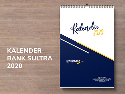 2020 Calendar Design Of Bank Sultra branding calendar design illustration inspiration