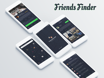 UX/UI - Friends Finder - Mobile Application