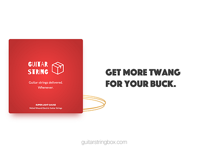 Guitar String Box - Ad