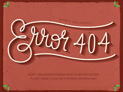 Happy error holidays