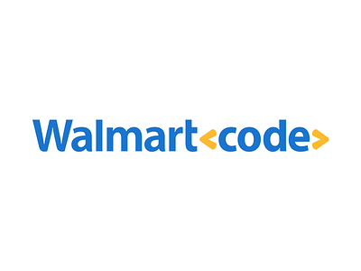 Walmart.code Logo branding brasil code identify logo walmart walmart code