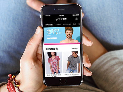 Youcom E-commerce android app commerce dailyui design e commerce fashion ios iphone mobile ui ux
