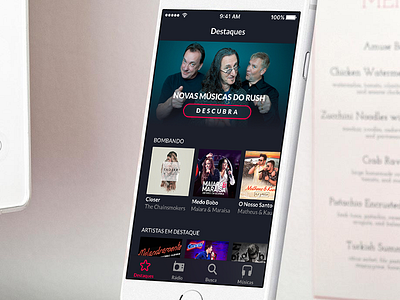 Featured screen music player app design featured iphone mobile music player pleimo ui ux