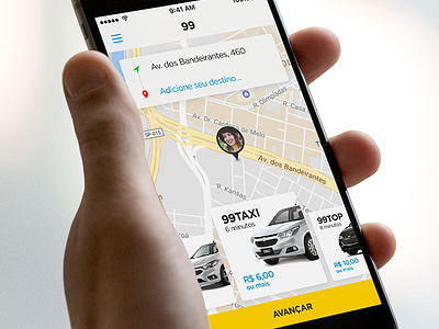 99 App Redesign 99 app application map menu mobile redesign slider taxi uber ui ux