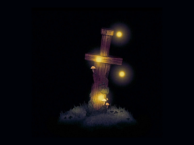 sword animated animated gif fireflies gif illustration photoshop sword wooden
