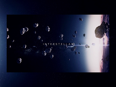 Interstellar 3d after effects aftereffects animation design space video