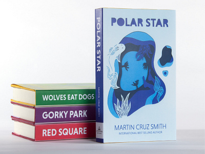 Papercut Book Covers design illustration martin cruz smith paper papercut typography