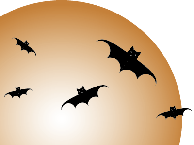 Bats bat halloween illustrator vector