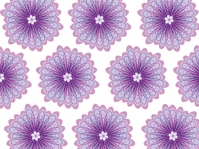 Floral madness background floral flower illustrator pattern pink purple vector