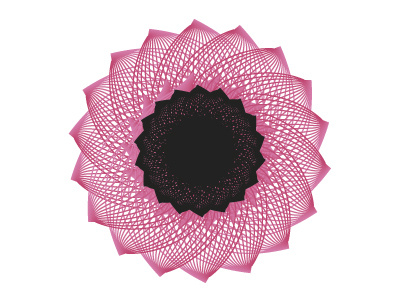 Pink flower blend design flower graphic illustrator pattern petal pink vector