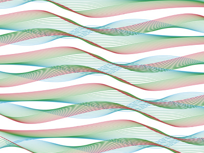 Making waves blue design graphic green illustrator pattern red vector waves