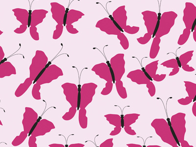 All a flutter art butterflies design graphic illustrator pattern pink purple vector vector art