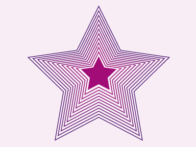 Pink Star art design graphic icon illustrator logo pink purple star vector