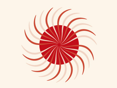 Red swirl art circle design firework graphic pattern red swirl vector vector art wheel