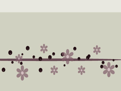 Lines and florals art design floral flowers girly graphic pink purple vector