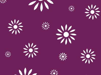 Purple flower pattern