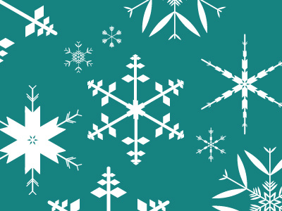 Early festive snowflake designs