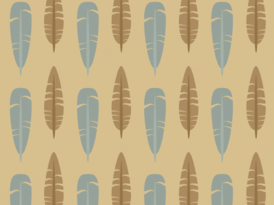 Feather Friday! background blue brown detail feather graphic grey match pattern repeat vector wallpaper